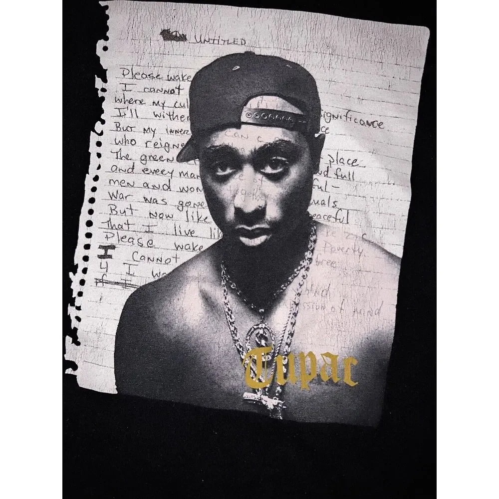 Tupac Shakur Cross‎ Colours Tee Shirt Youth Size S Small